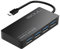 ISOUL USB C Hub, Type C Hub Adapter with 4 USB 3.0 Ports, High Speed Data Portable Hub Splitter Multiport Adapter Compatible with MacBook Pro, Air, iMac, Flash Drive, HDD and 8th Gen iPad 2020 Devices