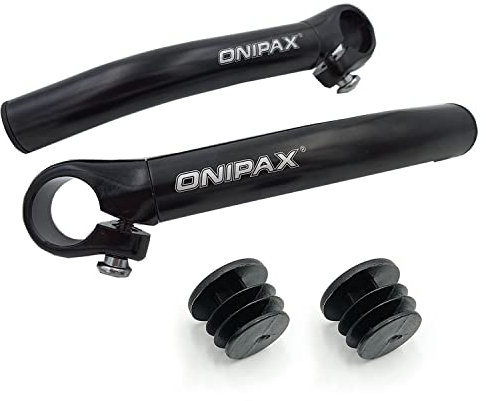 ONIPAX 1 Paar Fahrradlenkerenden, schwarz