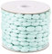 Ideen mit Herz Pompon-Band auf Rolle | Ø 1 cm | 10 m lang | Bommelborte, Pom-Pom-Band | Ideal zum Basteln und Nähen (mint)