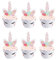 Opret Einhorn Cupcake Toppers 24 Set, Tortendeko Geburtstagsdeko Kuchendeckel Kuchendeko Muffin Deko, Dekoration für Geburtstag Hochzeiten Party