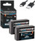 PATONA Platinum LP-E17 - 2 batterie USB (1000 mAh) con ingresso diretto USB, compatibile con Canon EOS RP E17, R10, 77D, 200D, 250D, 750D, 760D e 800D