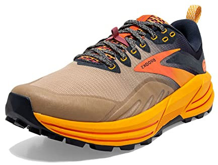 Brooks Damen Cascadia 16 Laufschuh, Gelb Zinnia Finsternis Nomade, 38.5 EU