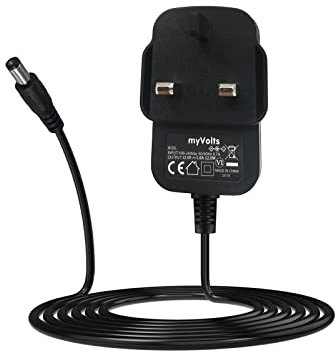 myVolts 12V power supply adaptor compatible with Roland Go:Piano 88 Keyboard - UK plug