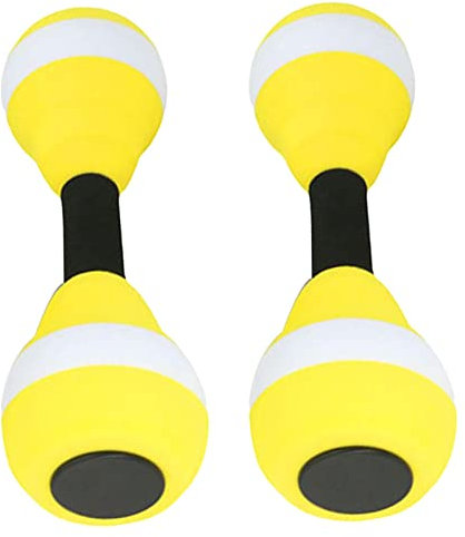 Kasmole Haltères à Eau,2 haltères en Mousse EVA Haute densité | Haltère Aquatique sous-Marine pour Piscine Spa Aqua Gym
