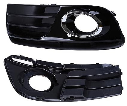 MOTOHIRO Links Rechts Vorne Stoßstange Unteren Kühlergrill Nebelscheinwerfer Gitter Abdeckung Passend for Audi Q5 8R 2013 2014 2015 2016 ABS Ersatz Racing Grills 8R0807681 8R0807682 Nebelscheinwerferg