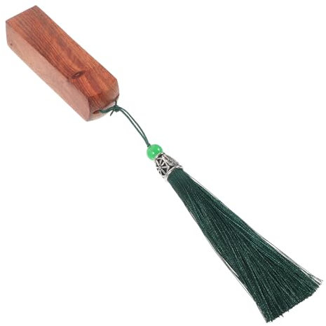 STOBOK Hölzernes Siegel Personalisierter Stempel Japanischer Namensstempel Japanisches Hanko-siegel Chinesisches Siegelholz Diy Holzstempel Quadratische Student Mahagoni- Signet Schnur