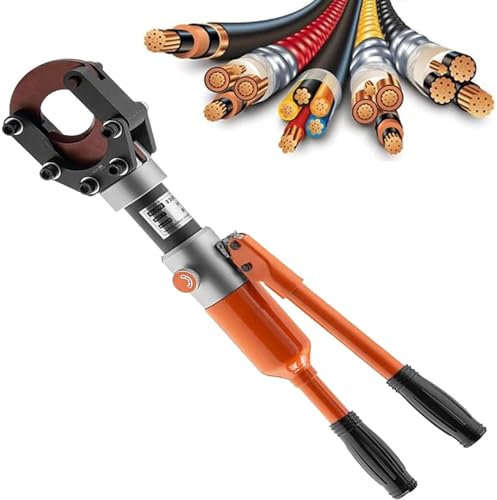 DDZJTPP Tagliacavi Idraulico,Pinza per Pressa Idraulica,Pressatrice Multistrato Manuale φ50mm/75mm/85mm/95mm Crimpatrice Idraulica Professionale per Rame E Alluminio Terminali Elettrici,CPC-50