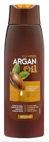 Argan Oil Shampoo 400 ml trockenes und strapaziertes Haar Deliplus