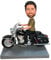 RODMAIE Individuelle Wackelkopf-Figur, individuelle Puppe, benutzerdefinierte Wackelkopf-Motorrad, Wackelkopf-Figuren, handgefertigte personalisierte Skulptur, Geschenk für Motorradfahrer