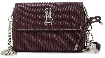 Steve Madden Damen Wallet Carina-M Geldbörse Crossbody mit Beutel Geschenkset, Wein