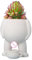 Dirfuny Lustiger Topf – dekorativer Blumentopf Pinkelvase Blumentöpfe | Keramik-Neuheit mit Drainagelöchern für Sukkulenten, Blumen, Zimmerpflanzen, Außengarten