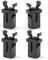 Verazquy Lot de 4 fermoirs pour couvercle de poubelle, compatibles avec les poubelles Brabantia, durables, étanches, flexibles au toucher, pour poubelles de cuisine, boîtes de rangement, étuis à