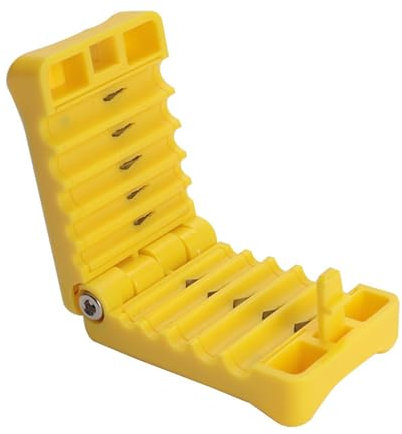 HNsdsvcd Dénudeur de câble optique 2,9-6,8 mm, 5 trous longitudinaux, ABS Jaune