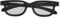 sourcing map Polarized 3D Viewing Glasses, Passive Circular 3D Glasses for Anaglyph Movie Cinema Game TV Photo Projector Black
