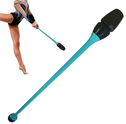 Generico Clavi per Ginnastica Ritmica,Equipaggiamento da Addestramento in - Clava per Ginnastica Ritmica Principianti,per Allenatori Junior Istruttori Competizione Pratica Performance Casa Scuola