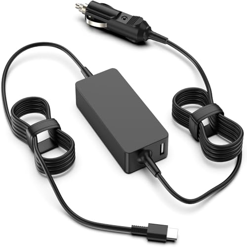 12V/24V 118W Car Laptop Charger with USB C, Universal Power Adapter Charger Compatible with HP Lenovo Thinkpad MacBook Samsung Dell Asus Acer Huawei Xiaomi and All Typc C Devices