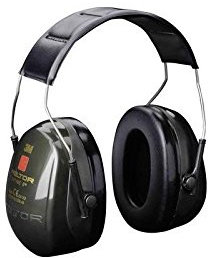 Peltor Optime II Cache-Oreilles Noir SNR 31 dB pour Travailleurs Industriels et Amateurs de Tir, Oreilles pour Hommes