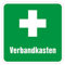 Verbandkasten Aufkleber - grün - 10 cm - Vinylaufkleber (1)