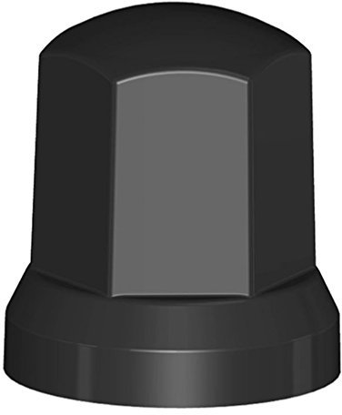 FW Fahrzeugbedarf Wilms Lot de 40 cache-écrous de roue 33 mm en plastique noir SW 33 / 49 x 54 pour camion et remorque NFZ