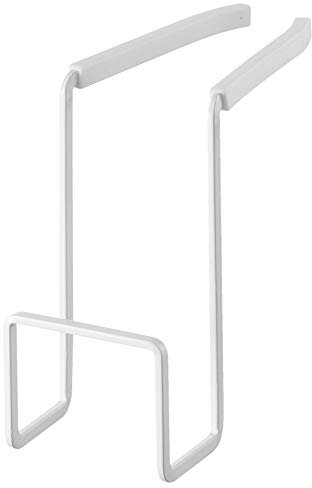 YAMAZAKI Home 4388 Soporte de Esponja para Colgar grifos, Organizador de Cocina, Cesta de Fregadero, tamaño único, Color Blanco