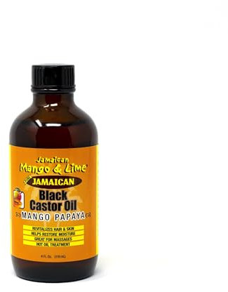 Jamaican mango & Lime Black Castor Oil Mango Papaya