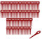 Ersatzmesser Rasentrimmer-Zubehör Set, kompatibel mit Einhell Akku-Rasentrimmer BG-CT 18 Li, RG-CT 18/1 Li, GE-CT 18 Li, GC-CT 18/24 und GC-CT 18/24 P (100 Stück)