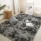 NIULAA Hochflor Teppich 160x230 Dunkelgrau Modern Flauschig Weich Teppich Groß für Wohnzimmer Deko Schlafzimmer Flur Läufer Outdoor Carpet Langflor Fellteppich Kunstfell Shaggy Einfarbig Bettvorleger