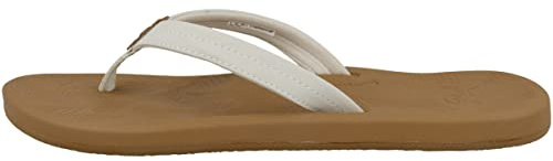 Reef Damen Zehentrenner Sandale Tides, White, 40 EU