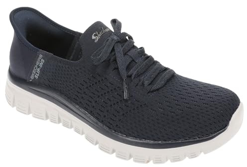 Skechers Graceful-First Blush Damen-Sneaker, Marineblau, 36 EU