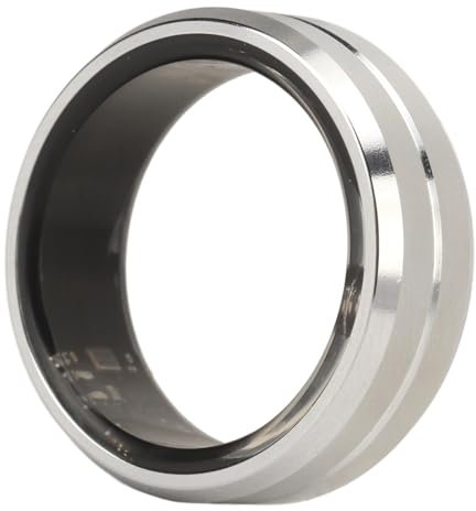 Culnflun Smart Ring, Smartring Fitness Tracker Schlafmonitor Schrittzähler Herzfrequenz, IP68 Wasserfest Sport Fitnessring, Kompatibel mit iOS/Android (Innendurchmesser 21,5mm)