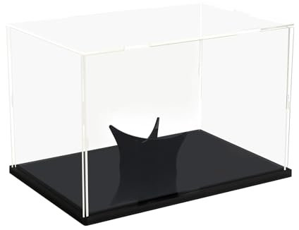 Acryl-Football-Vitrine, transparente Box mit Ständer
