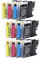 ELUPNMF Kompatible LC990-Tintenpatrone Kompatibel mit DCP145C 163C 165C 167C 185C 195C 197C 365CN 373CW 375CW 377CW 383C Tintenstrahldrucker(3Set)