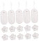 COLLBATH 15pcs Rabbit Molar Stones for Teeth Grinding Natural Chew Toys for Chinchillas Hamsters and Guinea Pigs Durable and Practical Dental Care Playthings