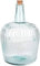 AC - Garrafa de vidrio con tapón, modelo Apple, 36 x 23 cm, damajuana, botella de vidrio para almacenar agua, vino, bebidas (8 litros - Rayada - C/TAPÓN)