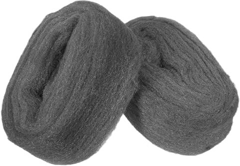 Veemoon 2stücke Stahlwolle Polierwolle Für Reinigen Und Polieren Von Fliesen Und Wiederverwendbare Reinigungswolle Für -projekte