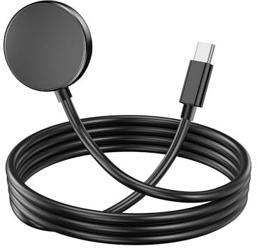 USB C Watch Charger Compatible with Samsung Galaxy Watch 6/6 Classic, Magnetic Wireless Replacement Charging Cable Dock, 3.3ft
