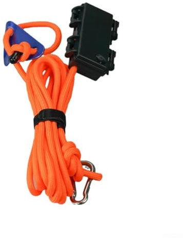 300 cm LED Camping Seil Licht Leuchtende Paracords mit 8 Modi, wasserdicht IP66 für verschiedene Outdoor-Aktivitäten (300 cm orange Farbe)