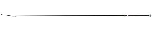 Kerbl Dressurgerte Glitzerapplikation Gerte, Schwarz, 110 cm