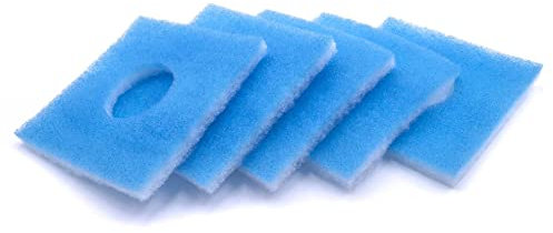 vhbw 5x filters compatible with Limodor Limot Fan Series F/C ventilator Bathroom Fan & Lid Cover SD - Replacement for F/D, 00012 - (Pack of 5)