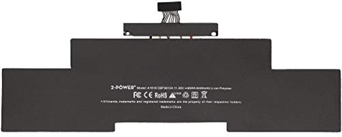 2-Power Standard Life Lithium-Polymer Laptop Battery, Irregular, 11.26V, 8400 mAh