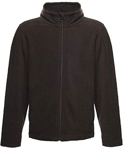 Regatta Kids Professional Kids Brigade II Quick Drying Full Zip Fleece, Lightweight Warm Layer with Good Wicking & Two Pockets - Perfect for Walking, Hiking & Camping Black