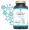 Vitamina B Complex. Complejo Vitamina B12, B9 (acido folico) B7 Biotina, B6 B5, B3, B2, B1 e Inositol. Vitaminas para el cansancio, energía y concentración. 150 cápsulas.Vegano.CE N2 Natural Nutrition