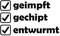 geimpft entwurmt Aufkleber -6Größen- Lockdown Corona Ironie Sticker Decal JDM in 6 Größen und 21 Farben