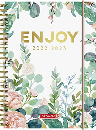 Brunnen Schülerkalender „Enjoy“ 2022/2023 A5 2 Seiten = 1 Woche (1072155143)