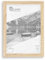 Clamaro 'COLLAGE' cadre photo 24x32 fabriqué à la main sur mesure | Chêne Sonoma | Cadre moderne en MDF, avec verre acrylique, fond et suspension