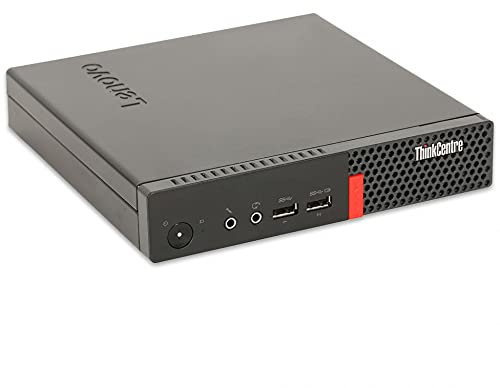 Lenovo ThinkCentre M910q Tiny PC - Intel Core i5-7500T @ 2,7 GHz - 8GB DDR4 RAM - 256GB SSD - Windows 10 Professional vorinstalliert (Generalüberholt)
