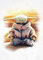 Displate Offiziell Star Wars MetallPoster Magnetische Befestigung Inklusive Lizenziert Bilder Hochwertiges Poster Mandalorian Characters Art - Grogu Meditating Poster Größe 67.5 cm x 48 cm