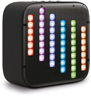 Metronic Enceinte Pixel sans Fil Bluetooth 5 W TWS Matrice de Pixels Multicolores avec Plus de 30 animations 477350