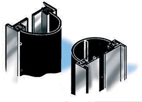 JOURJON JEAN ETS JAA10001 Jeu de Battement Complet Coupe-feu JOURJON-H.2m 50-pour 2 Portes 36-44 mm-2 Joints + 4 profilés alu-261124
