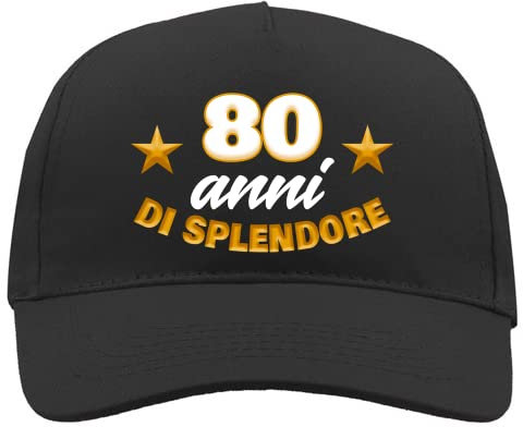 Generico Gorra 80 años para hombre abuelo jubilado cumpleaños gadget regalo - esplendor 80 años